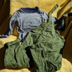 *TWO PIECES* OVERALL OUTFIT